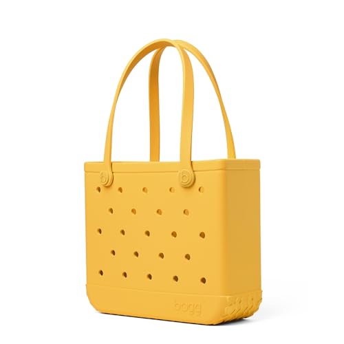 BOGG BAG - Medium Tote - Yellow-there - 15in L x 5in W x 12.5in H - Beach, Pool, Boat, Work, Sports - All Purpose EVA - Lightweight, Washable, Durable