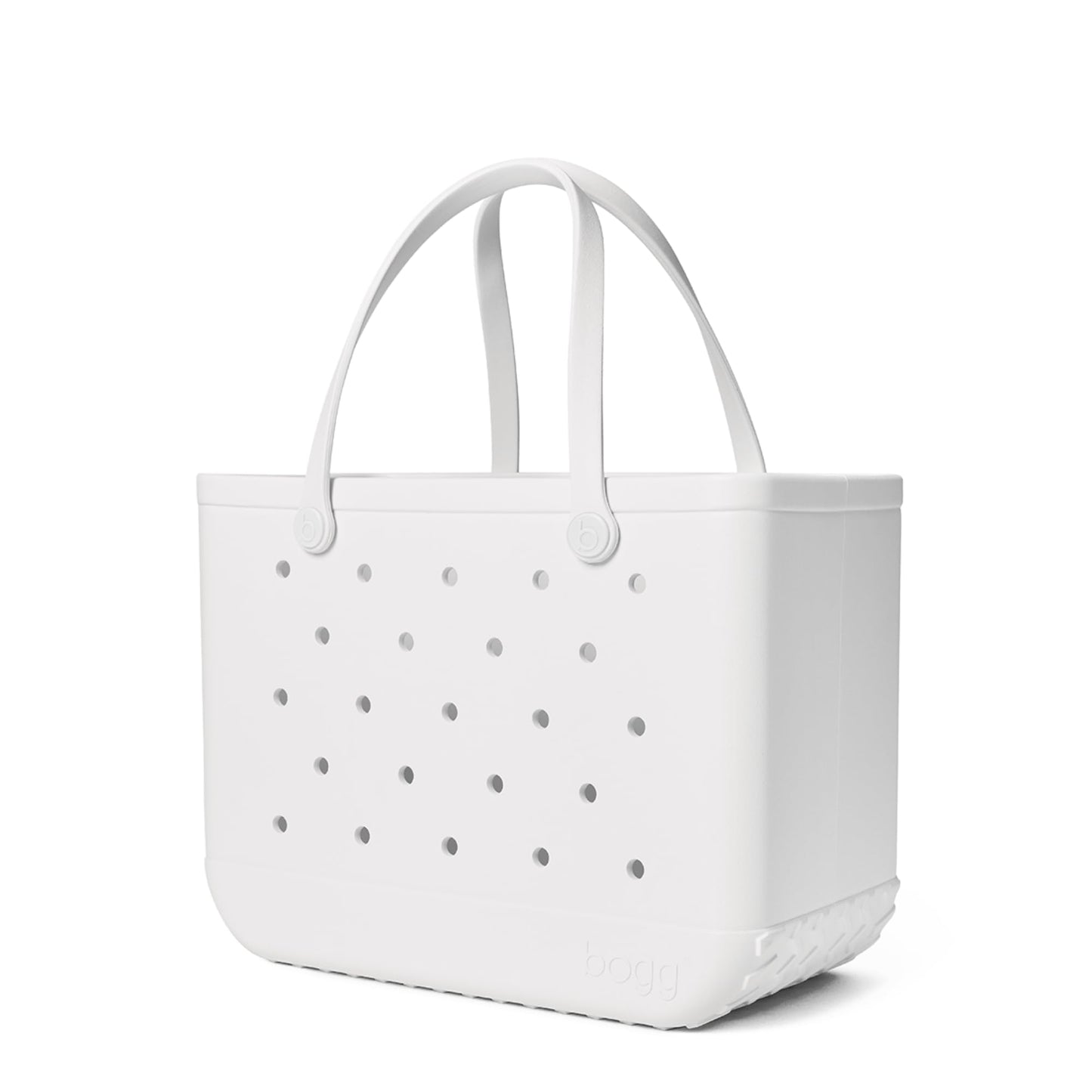 BOGG BAG - Original, Large Tote - For Shore White - 19in L x 9in W x 14in H - Beach, Pool, Boat, Sports - All Purpose EVA - Lightweight, Washable, Durable