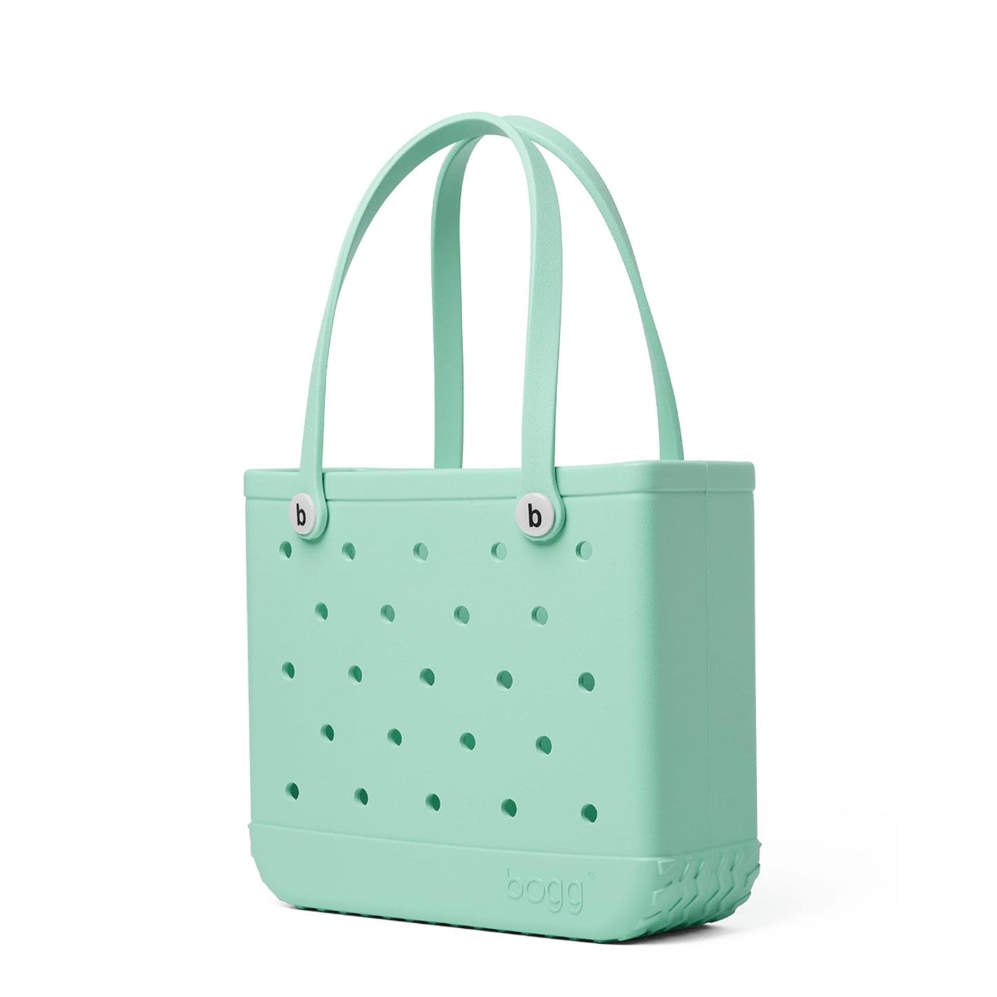 BOGG BAG - Medium Tote - Under the Sea(foam), White Buttons - 15in L x 5in W x 12.5in H - Beach, Pool, Boat, Work, Sports - All Purpose EVA - Lightweight, Washable, Durable