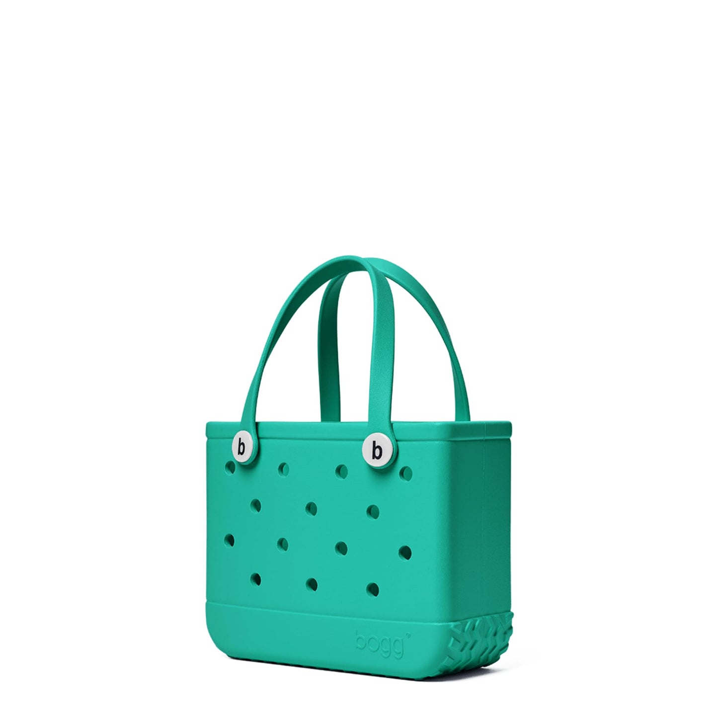 BOGG BAG - Bitty, Small Tote - Cabana Boy, White Buttons - 11in L x 4.5in W x 8.5in H - Beach, Pool, Boat, Work, Sports - All Purpose EVA - Lightweight, Washable, Durable