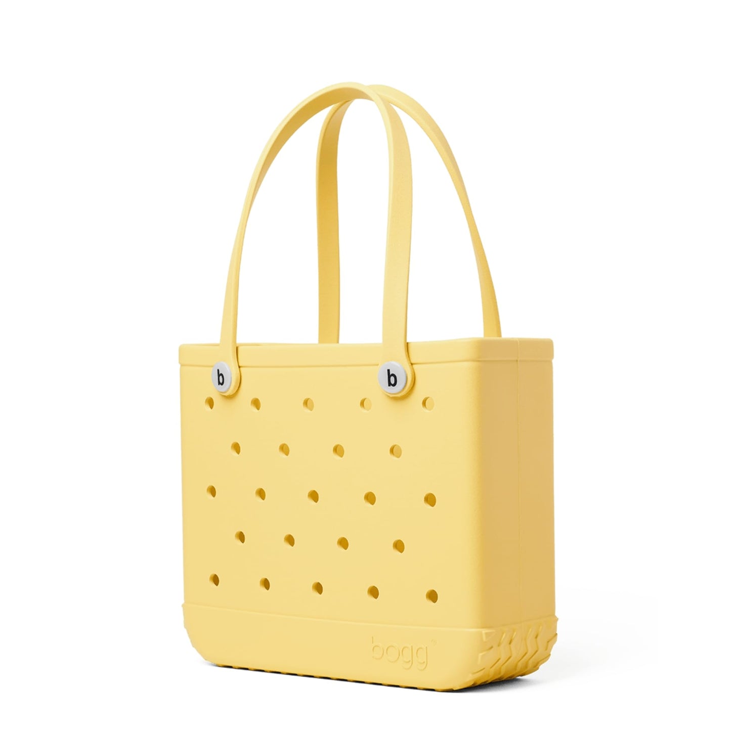BOGG BAG - Medium Tote - Bananarama, White Buttons - 15in L x 5in W x 12.5in H - Beach, Pool, Boat, Work, Sports - All Purpose EVA - Lightweight, Washable, Durable