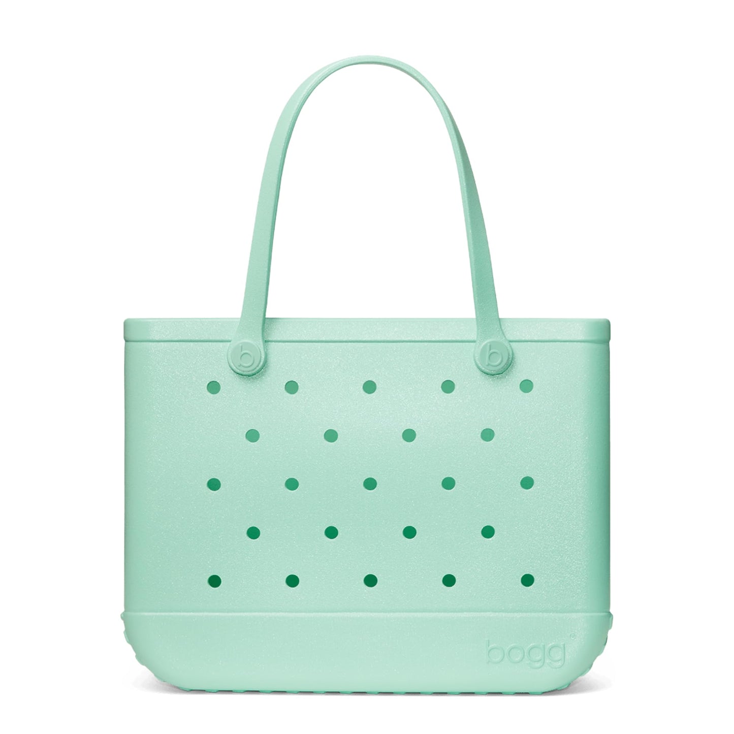 BOGG BAG - Original, Large Tote - Sea(foam) Shimmer - 19in L x 9in W x 14in H - Beach, Pool, Boat, Sports - All Purpose EVA - Lightweight, Washable, Durable