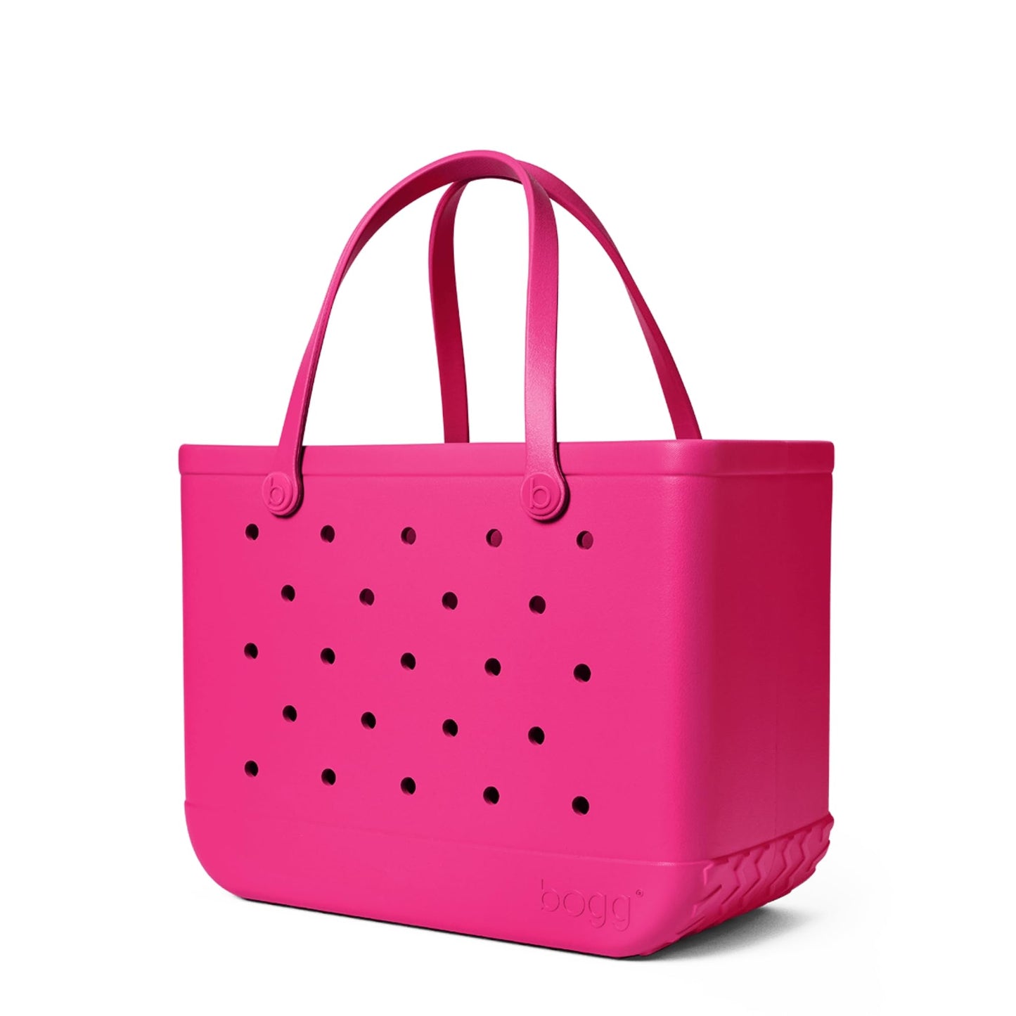 BOGG BAG - Original, Large Tote - Haute Pink - 19in L x 9in W x 14in H - Beach, Pool, Boat, Sports - All Purpose EVA - Lightweight, Washable, Durable