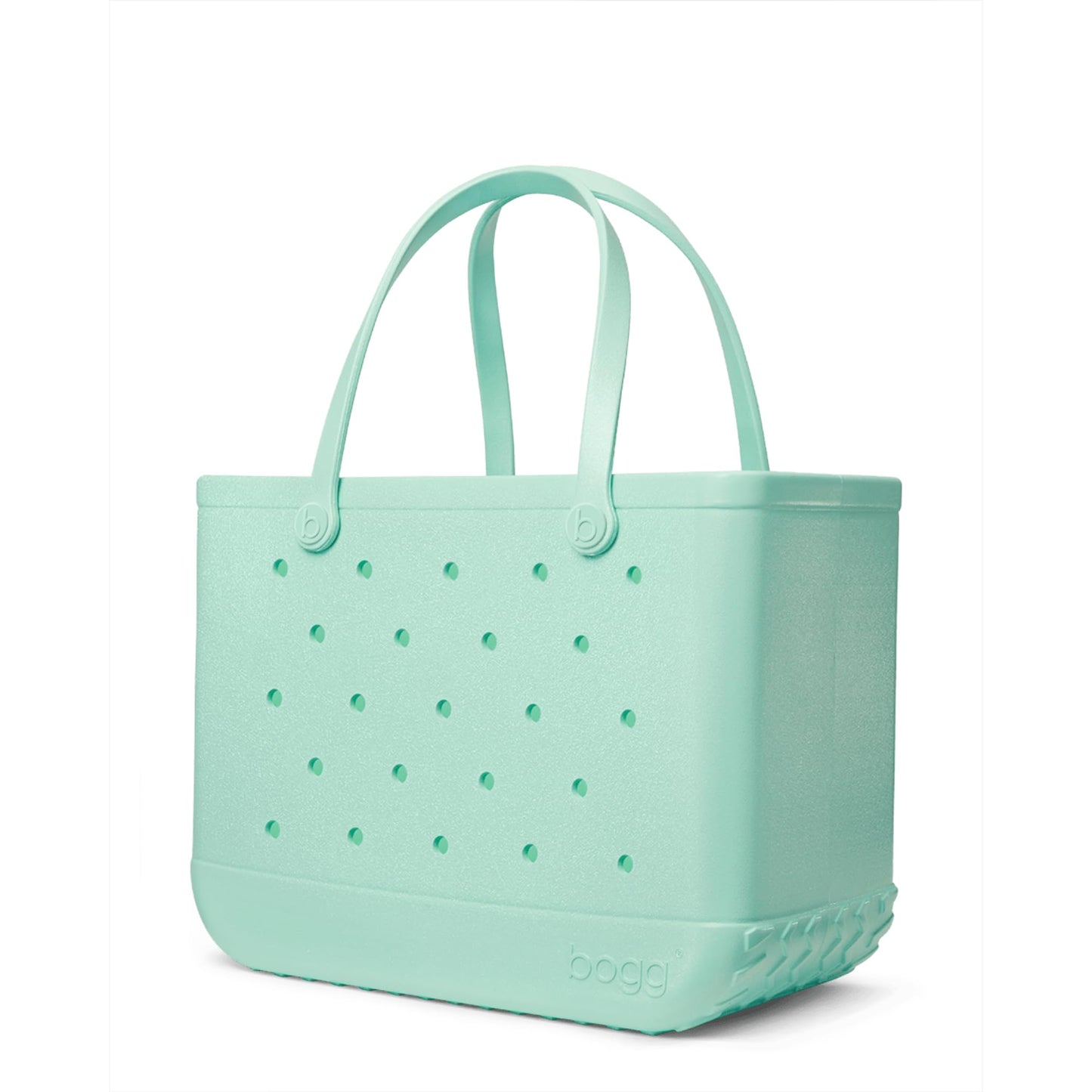 BOGG BAG - Original, Large Tote - Sea(foam) Shimmer - 19in L x 9in W x 14in H - Beach, Pool, Boat, Sports - All Purpose EVA - Lightweight, Washable, Durable