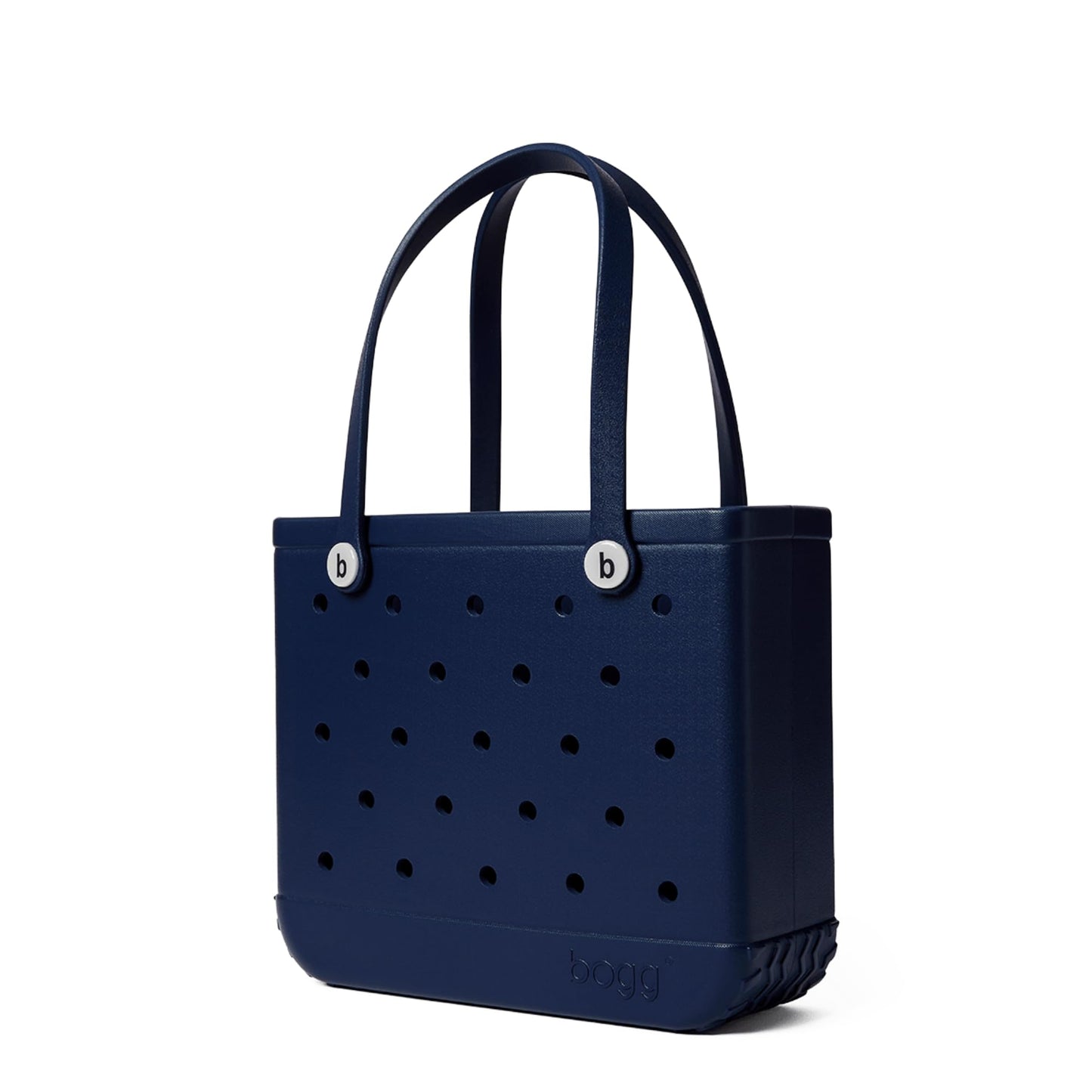 BOGG BAG - Medium Tote - You Navy Me Crazy, White Buttons - 15in L x 5in W x 12.5in H - Beach, Pool, Boat, Work, Sports - All Purpose EVA - Lightweight, Washable, Durable