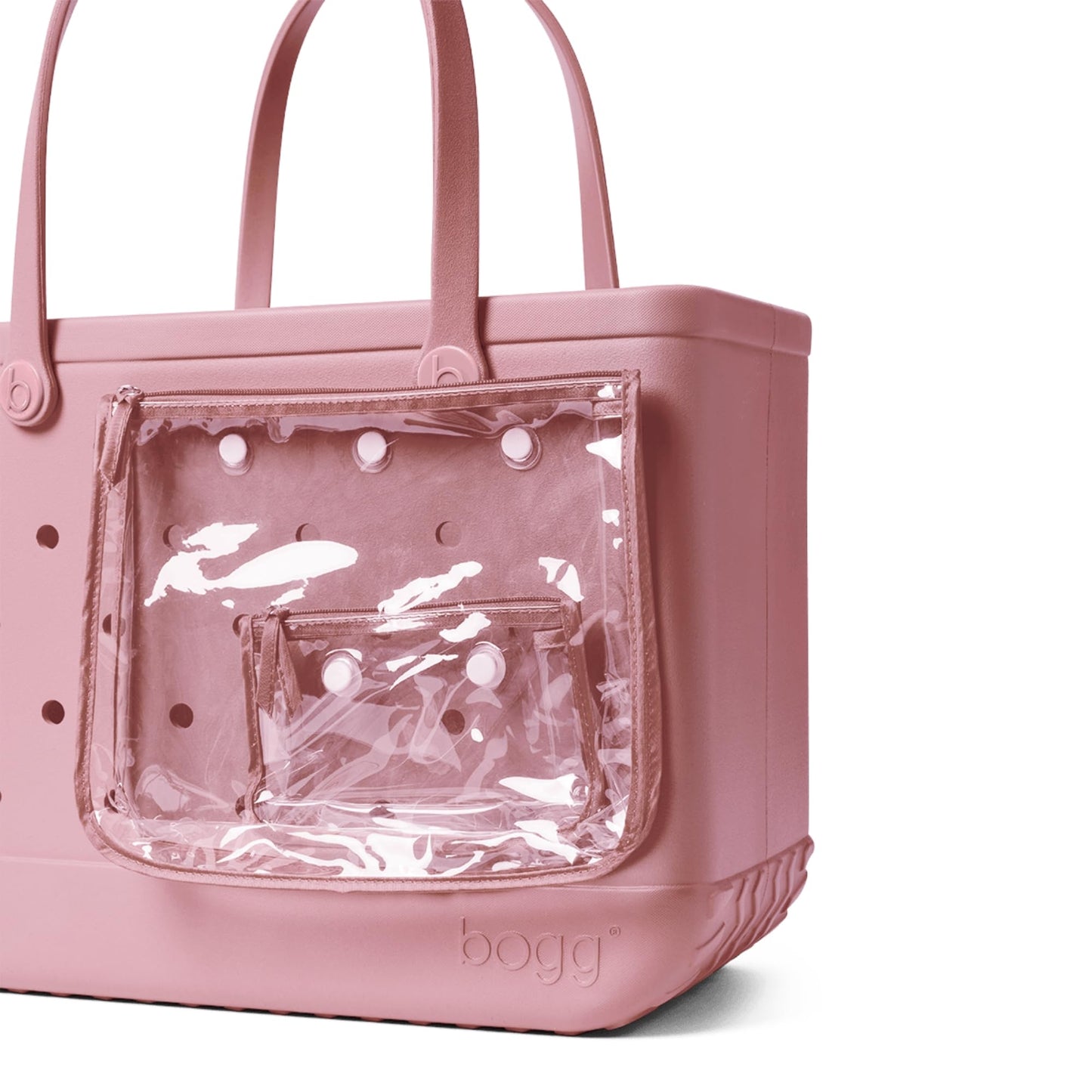BOGG BAG - Original, Large Tote - Blushing - 19in L x 9in W x 14in H - Beach, Pool, Boat, Sports - All Purpose EVA - Lightweight, Washable, Durable