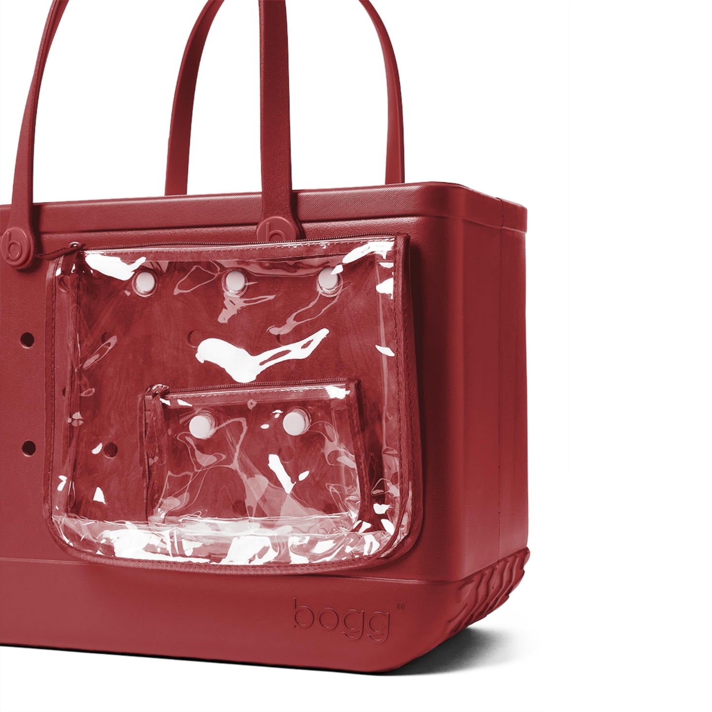 BOGG BAG - Original, Large Tote - Burgundy Baller - 19in L x 9in W x 14in H - Beach, Pool, Boat, Sports - All Purpose EVA - Lightweight, Washable, Durable