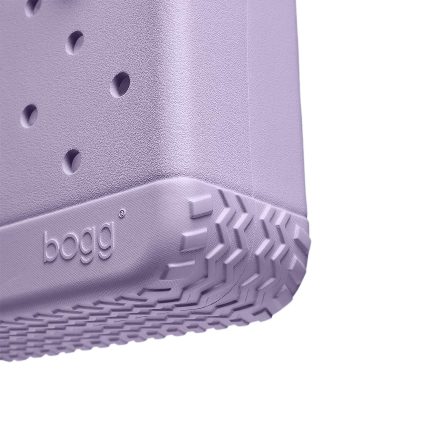BOGG BAG - Bitty, Small Tote - I Lilac You a Lot, White Buttons - 11in L x 4.5in W x 8.5in H - Beach, Pool, Boat, Work, Sports - All Purpose EVA - Lightweight, Washable, Durable