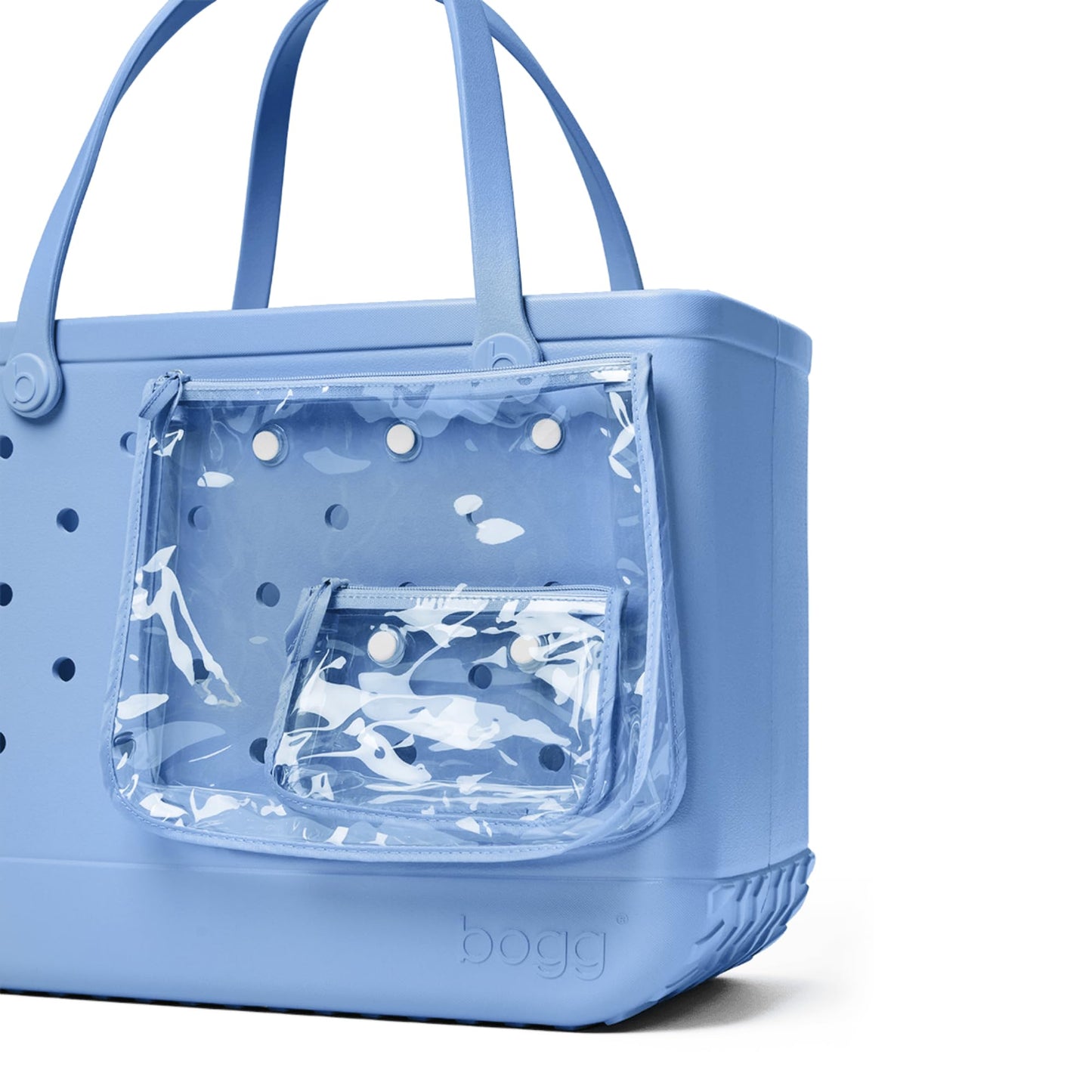 BOGG BAG - Original, Large Tote - Carolina on My Mind - 19in L x 9in W x 14in H - Beach, Pool, Boat, Sports - All Purpose EVA - Lightweight, Washable, Durable