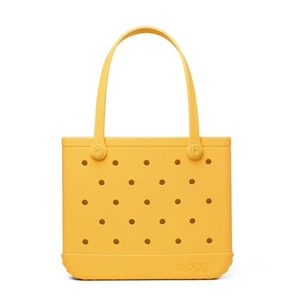 BOGG BAG - Medium Tote - Yellow-there - 15in L x 5in W x 12.5in H - Beach, Pool, Boat, Work, Sports - All Purpose EVA - Lightweight, Washable, Durable