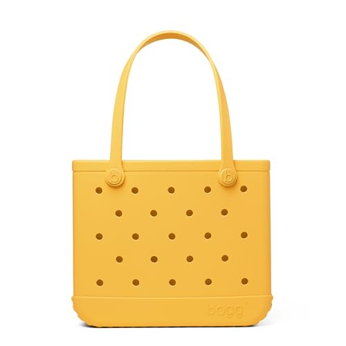 BOGG BAG - Medium Tote - Yellow-there - 15in L x 5in W x 12.5in H - Beach, Pool, Boat, Work, Sports - All Purpose EVA - Lightweight, Washable, Durable