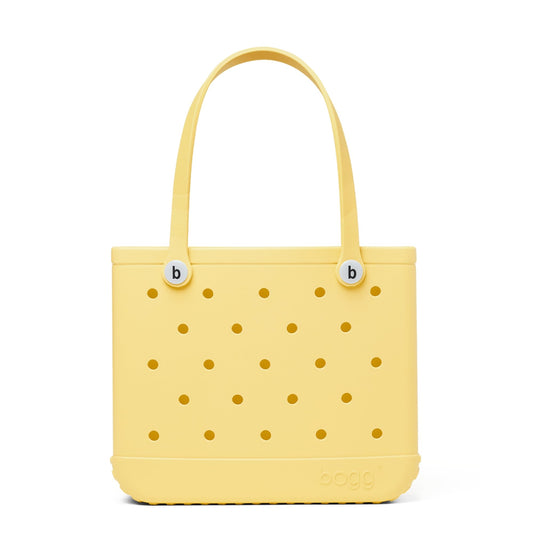 BOGG BAG - Medium Tote - Bananarama, White Buttons - 15in L x 5in W x 12.5in H - Beach, Pool, Boat, Work, Sports - All Purpose EVA - Lightweight, Washable, Durable