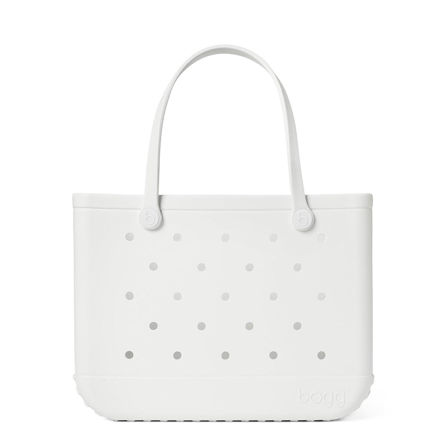BOGG BAG - Original, Large Tote - For Shore White - 19in L x 9in W x 14in H - Beach, Pool, Boat, Sports - All Purpose EVA - Lightweight, Washable, Durable