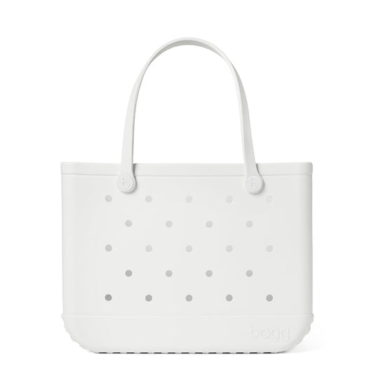 BOGG BAG - Original, Large Tote - For Shore White - 19in L x 9in W x 14in H - Beach, Pool, Boat, Sports - All Purpose EVA - Lightweight, Washable, Durable