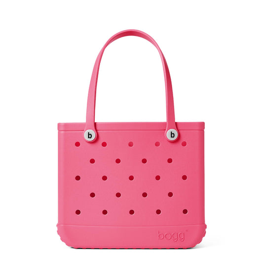 BOGG BAG - Medium Tote - Watermelon, White Buttons - 15in L x 5in W x 12.5in H - Beach, Pool, Boat, Work, Sports - All Purpose EVA - Lightweight, Washable, Durable