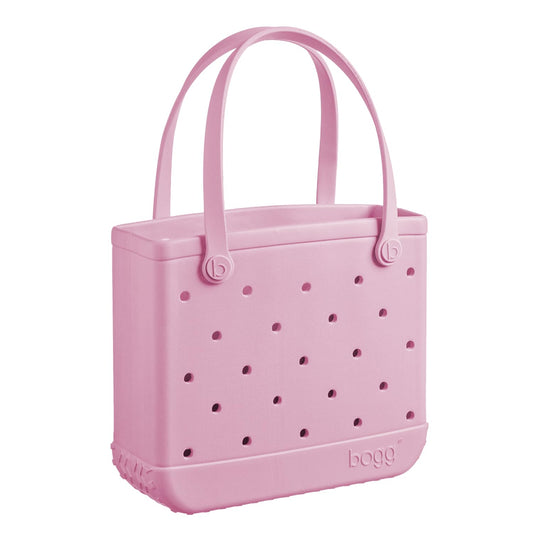 BOGG BAG - Medium Tote - Blowing Pink Bubbles, White Buttons - 15in L x 5in W x 12.5in H - Beach, Pool, Boat, Work, Sports - All Purpose EVA - Lightweight, Washable, Durable