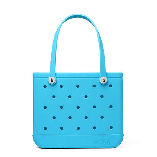 BOGG BAG - Medium Tote - Tiff, White Buttons - 15in L x 5in W x 12.5in H - Beach, Pool, Boat, Work, Sports - All Purpose EVA - Lightweight, Washable, Durable