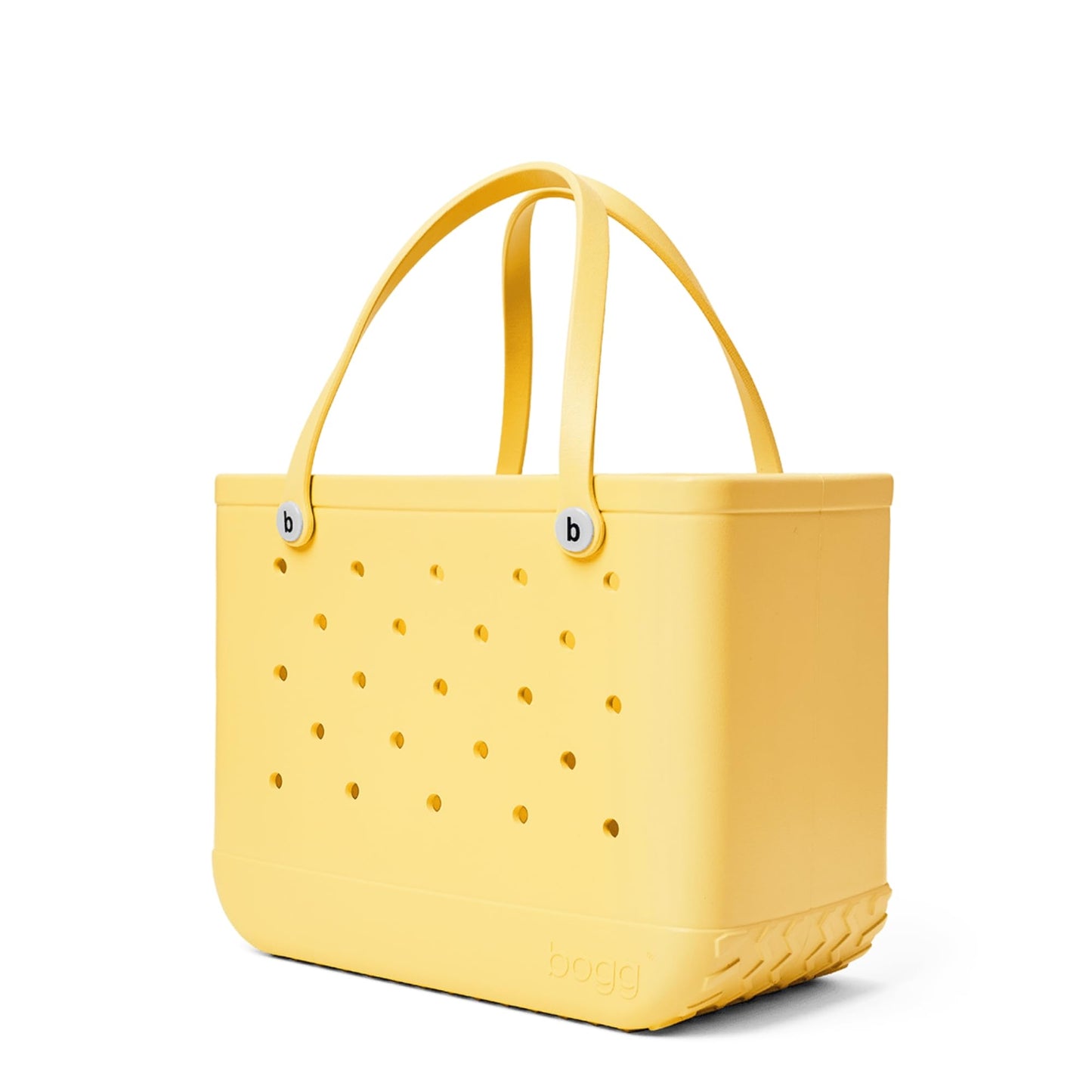 BOGG BAG - Original, Large Tote Bag - Bananarama, White Buttons - 19in L x 9in W x 14in H - Lightweight, Washable, Durable - All Purpose EVA