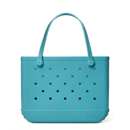 BOGG BAG - Original, Large Tote - Turquoise and Caicos - 19in L x 9in W x 14in H - Beach, Pool, Boat, Sports - All Purpose EVA - Lightweight, Washable, Durable