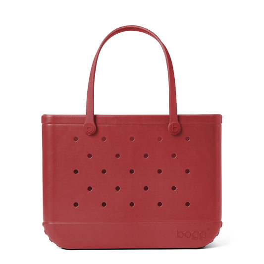 BOGG BAG - Original, Large Tote - Burgundy Baller - 19in L x 9in W x 14in H - Beach, Pool, Boat, Sports - All Purpose EVA - Lightweight, Washable, Durable