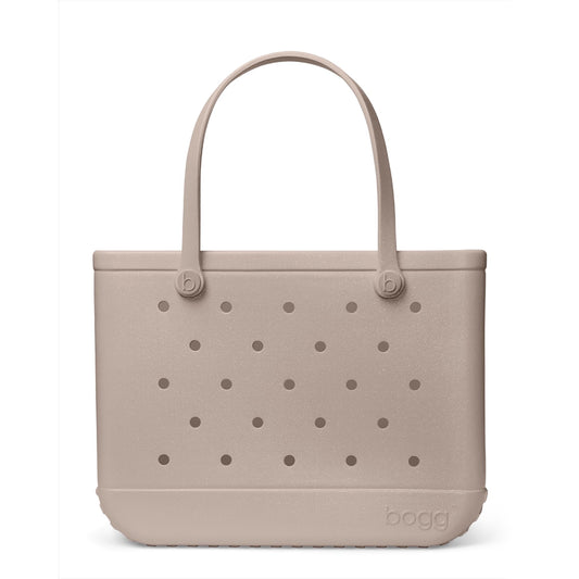 BOGG BAG - Original, Large Tote - Mushroom - 19in L x 9in W x 14in H - Beach, Pool, Boat, Sports - All Purpose EVA - Lightweight, Washable, Durable