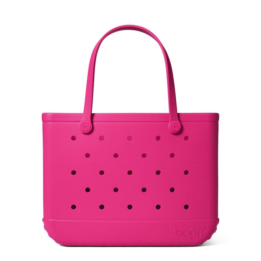 BOGG BAG - Original, Large Tote - Haute Pink - 19in L x 9in W x 14in H - Beach, Pool, Boat, Sports - All Purpose EVA - Lightweight, Washable, Durable