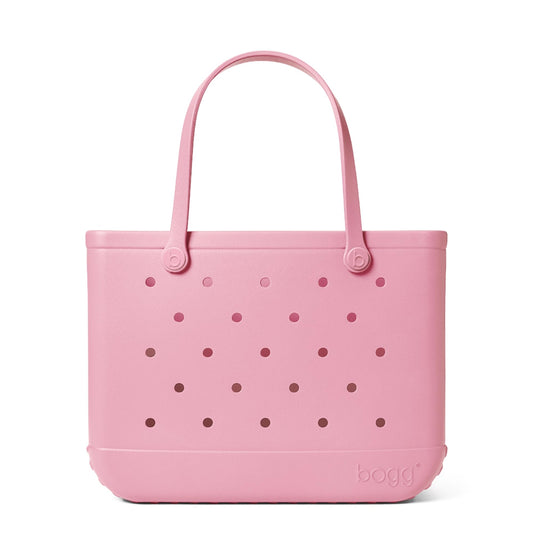 BOGG BAG - Original, Large Tote - Blowing Pink Bubbles - 19in L x 9in W x 14in H - Beach, Pool, Boat, Sports - All Purpose EVA - Lightweight, Washable, Durable