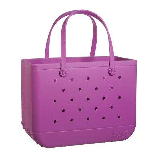 BOGG BAG - Original, Large Tote - Raspberry Beret - 19in L x 9in W x 14in H - Beach, Pool, Boat, Sports - All Purpose EVA - Lightweight, Washable, Durable