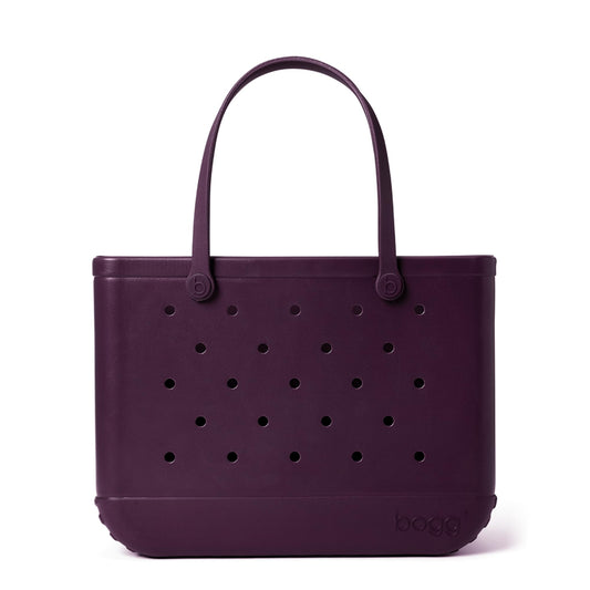 BOGG BAG - Original, Large Tote - Boysenberry - 19in L x 9in W x 14in H - Beach, Pool, Boat, Sports - All Purpose EVA - Lightweight, Washable, Durable