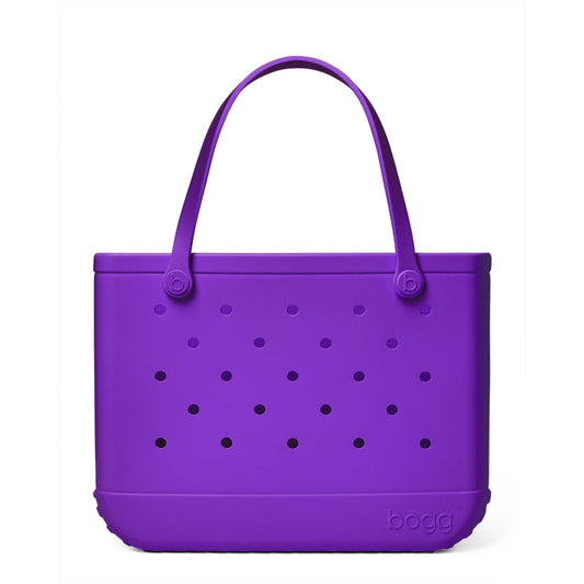 BOGG BAG - Original, Large Tote - Houston We Have a Purple - 19in L x 9in W x 14in H - Beach, Pool, Boat, Sports - All Purpose EVA - Lightweight, Washable, Durable