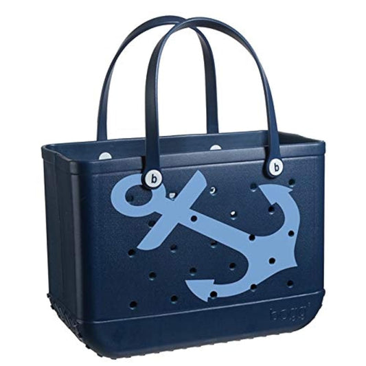 BOGG BAG - Original, Extra Large Tote Bag - Tps Anchor - 19in L x 9in W x 14in H - Lightweight, Washable, Durable - All Purpose EVA - for Beach, Pool, Boat, Work, Sports