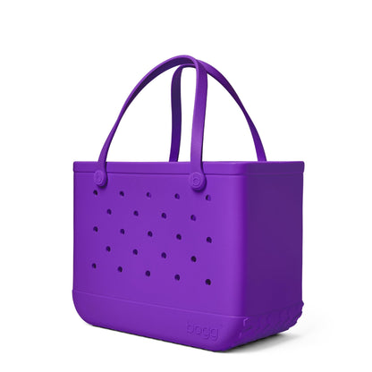 BOGG BAG - Original, Large Tote - Houston We Have a Purple - 19in L x 9in W x 14in H - Beach, Pool, Boat, Sports - All Purpose EVA - Lightweight, Washable, Durable