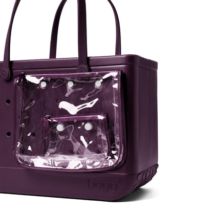 BOGG BAG - Original, Large Tote - Boysenberry - 19in L x 9in W x 14in H - Beach, Pool, Boat, Sports - All Purpose EVA - Lightweight, Washable, Durable