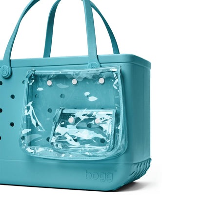 BOGG BAG - Original, Large Tote - Turquoise and Caicos - 19in L x 9in W x 14in H - Beach, Pool, Boat, Sports - All Purpose EVA - Lightweight, Washable, Durable